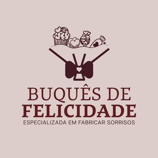 Logo Buquês de Felicidade